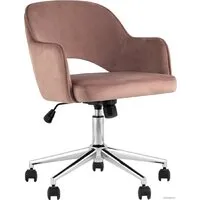 Офисное кресло Stool Group Кларк велюр (розовый)