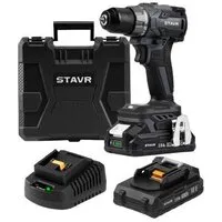 Дрель-шуруповерт Stavr (Ставр) 18V UNI-M SDD 18BL-2K (с 2-мя АКБ, кейс)