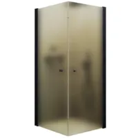 Душевой уголок MaybahGlass MGY-1293-6 (сатин стекло/черный)