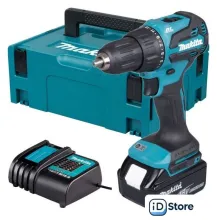 Ударная дрель-шуруповерт Makita DHP490F005 (с 1-им АКБ, кейс)