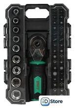 Набор трещотка с головками и битами DWT DHBH-BXA42