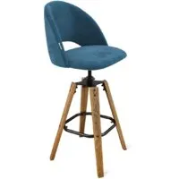 Стул Sheffilton SHT-ST34/S93 (тихий океан/браш.коричневый/черный муар)