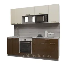 Кухня Мила Глосс 2,2м.(С учетом плиты на 60 см)