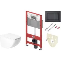 Унитаз подвесной с инсталляцией Saniteco KW-99048 TECE 9400414