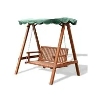 Садовые качели National Tree Company С тентом КД-1 / CNP-191 (зеленый)