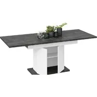 Кухонный стол Трия Детройт Тип 1 (белый/ателье темный)