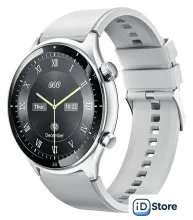 Умные часы QCY Watch Active GT (серебристый)