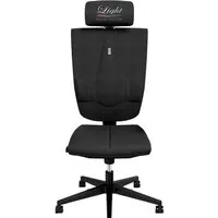 Кресло Kulik System Space (азур, с подголовником, черный)