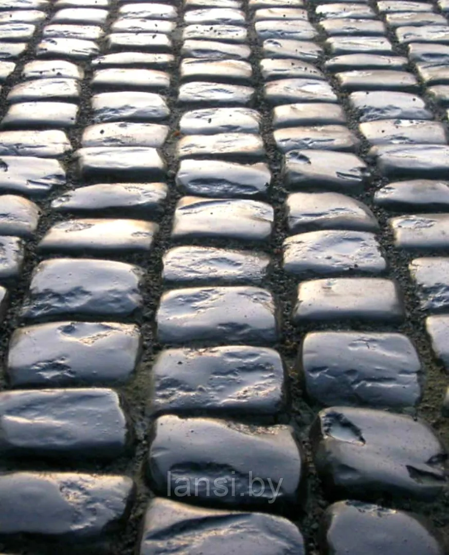 Плитка тротуарная "Брусчатка" бетон