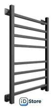 Полотенцесушитель Двин Plaza L 80x50 (черный матовый)