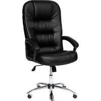 Офисное кресло TetChair Сн9944 (иск. кожа/ткань, хром/черный)