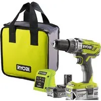 Ударная дрель-шуруповерт Ryobi R18PD3-242S 5133003820 (с 2-мя АКБ 4 Ah 2 Ah, сумка)