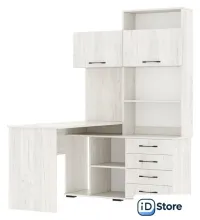 Стол Памир ПКС-11 левый (крафт белый)