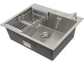 Комплект ARFEKA AF мойка 600505, коландер, дозатор SATIN NANO