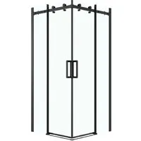 Душевой уголок Grossman Classic 90x90x195 300.K33.04.9090.21.00 (черный матовый/прозрачное стекло)