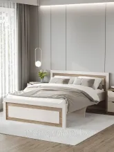 Кровать двуспальная СН120.03 (140х195) (Дуб скандинавский/Кашемир)