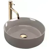 Умывальник Rea Sami Beige Shiny U6382