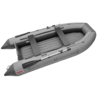 Надувная лодка Roger Boat Zefir 3500 LT (малокилевой, серый/графит комби)