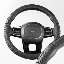 Оплетка экокожа M Combo-11 SKYWAY Черная