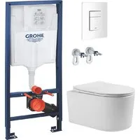 Унитаз подвесной Grado GD-W204T GROHE Rapid Sl 38772SH0 (с кнопкой смыва)