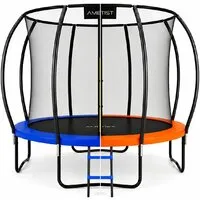 Батут AMETIST Pro Inside D312-10FT (синий/оранжевый)