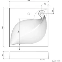 Умывальник Madera List 60