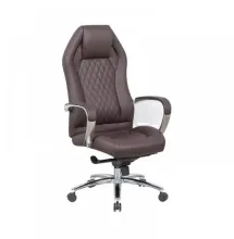 Кресло Situp APOLLO chrome (экокожа Dark Brown / Dark Brown) механизм мультиблок