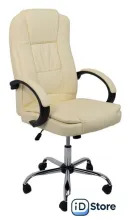 Офисное кресло AksHome Bill Eco (кожзам, кремовый)