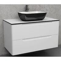 Мебель для ванных комнат Vela Тумба под умывальник Vela Венеция 80П под столешницу белый матовый TU27064