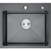 Кухонная мойка Gerhans K35044B (графит)