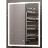 Мебель для ванных комнат Континент Шкаф с зеркалом Allure Led 55x80 (правый)