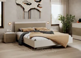 Кровать Атлантис КР-001 (160х200) - Кашемир/Флан GA-06 (160х200)