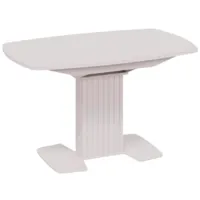 Кухонный стол Трия Хилтон раздвижной Тип 2 (кашемир/стекло матовое кашемир)