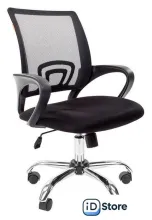 Офисное кресло CHAIRMAN 696 Chrome (черный)
