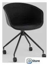 Офисное кресло Stool Group LIBRA SL-7040ZB (рогожка черный/черный)