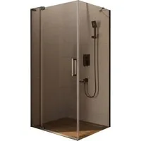Душевой уголок Cezares SLIDER-AH-1-80-80/90-BR-GM