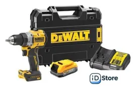 Дрель-шуруповерт DeWalt DCD800E1T (с 1-им АКБ 1.7 Ач, кейс)