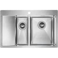 Кухонная мойка Paulmark Kroner 78/2SF PM227851-BSR