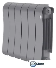 Биметаллический радиатор Royal Thermo Infinity 300 Silver Satin - 6 секций