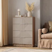 Комод Эмилия КМ-02 - Дуб Смоки/Айриш MF03