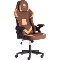 Игровое (геймерское) кресло TetChair iBear ткань (коричнево-бежевый)