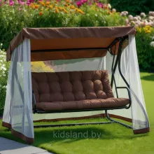 Качели садовые ПИК Лючия 211,5х154,3х160 (коричневый)