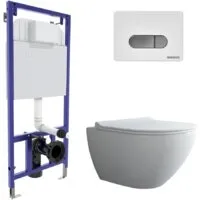 Унитаз подвесной Berges Wasserhaus Puma Rimless Toma Slim SO Novum525 D7 043270