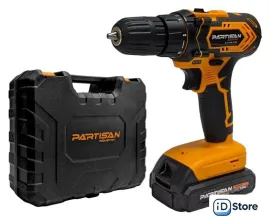 Дрель-шуруповерт Partisan AD-18.21B (с 2-мя АКБ, кейс)