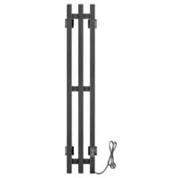 Полотенцесушитель электрический Ростела Слим 3 120х1800/3 (Ral 9005, с крючком, диммер)