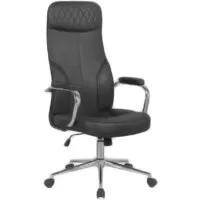 Офисное кресло SitUp Tucson chrome (PU black/black)