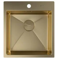 Мойка кухонная ZorG Zerox 46 / IF PVD Gold