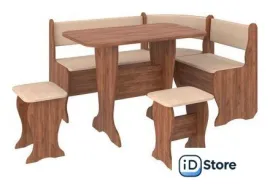 Обеденная группа Премиум Оптима (крафт табачный/обивка микровелюр 465)