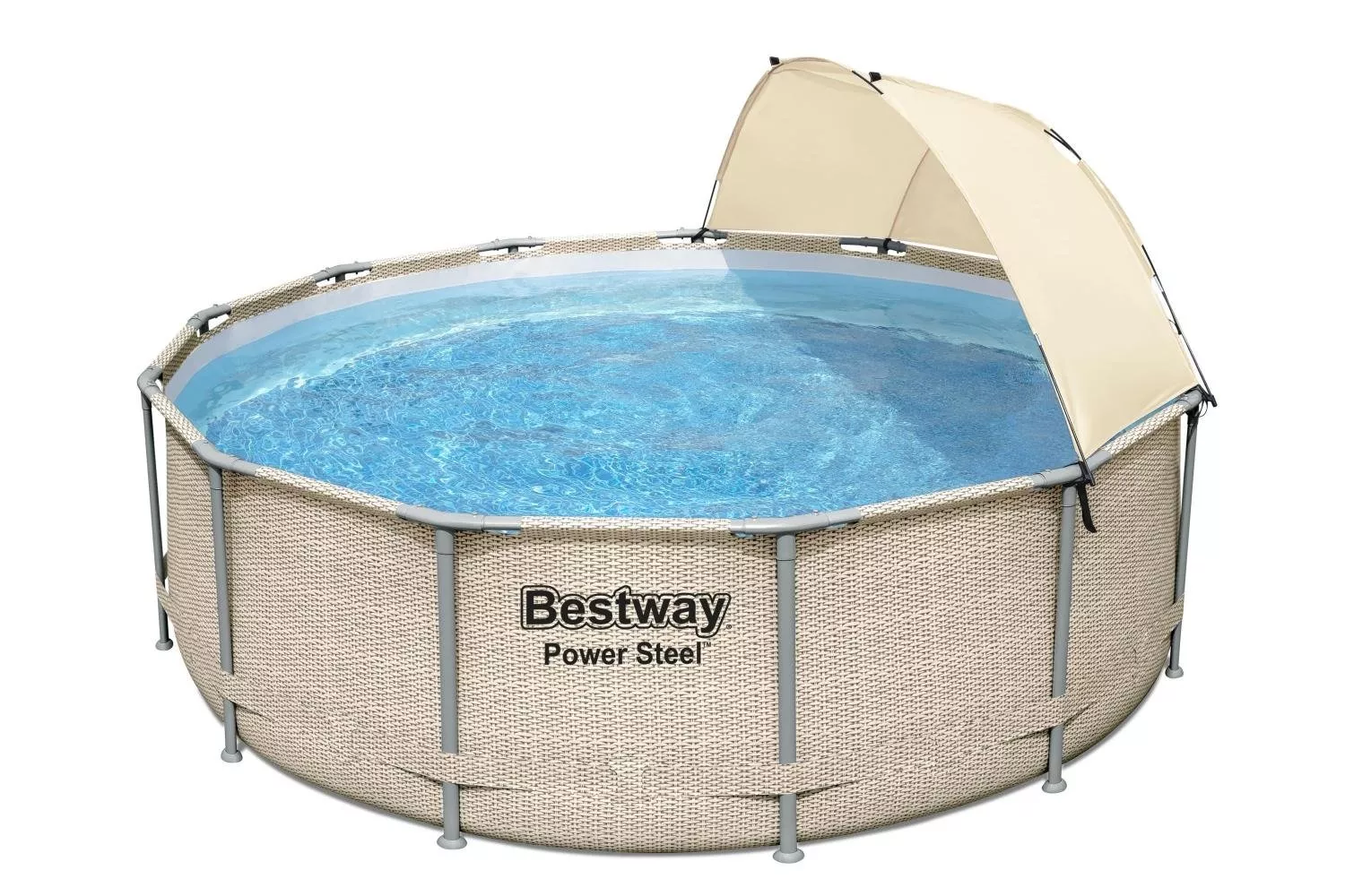 Бассейн Bestway Steel Pro Max 5614V (396x107, с фильтр-насосом, лестницей и навесом)