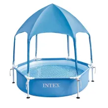 Каркасный бассейн Intex Metal Frame с навесом 28209NP (183x38)